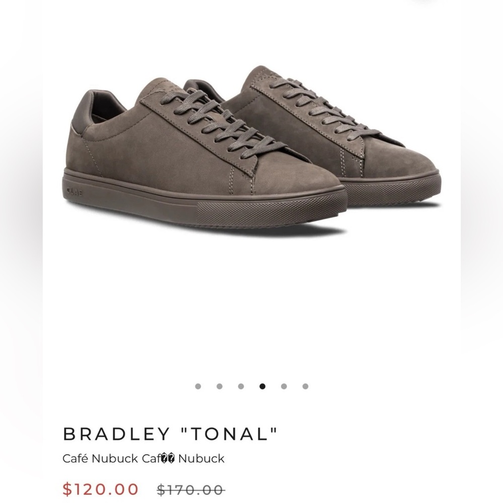 Clae Bradley- Cafe Nubuck - Size 11.5